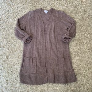 Old Navy Long Open Cardigan Purple